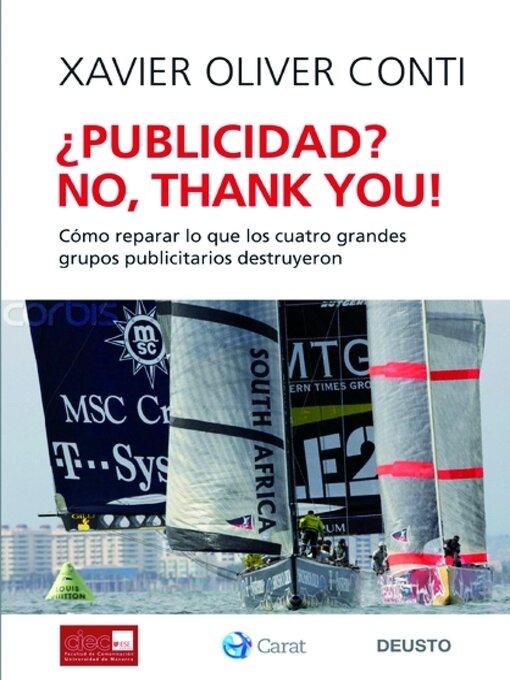 Title details for ¿Publicidad? No, thank you by Xavier Oliver Conti - Available